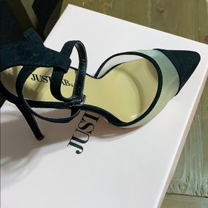 JustFab Shoes - Black heels with ankle strap. New JustFab Shoes - Black heels with ankle strap. New
